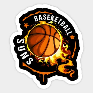 Graphic Basketball Name Suns Classic Styles Team Sticker